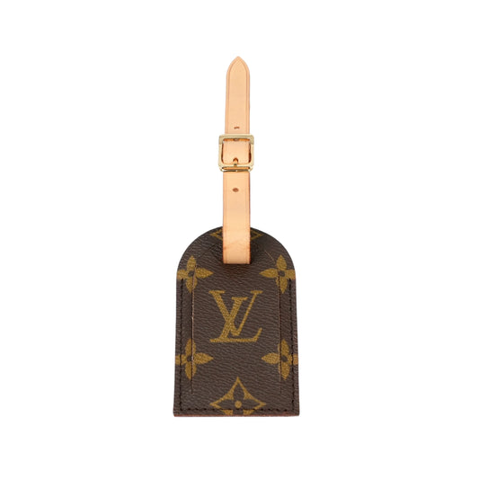 Louis Vuitton Monogram Luggage Name Tag - Brown