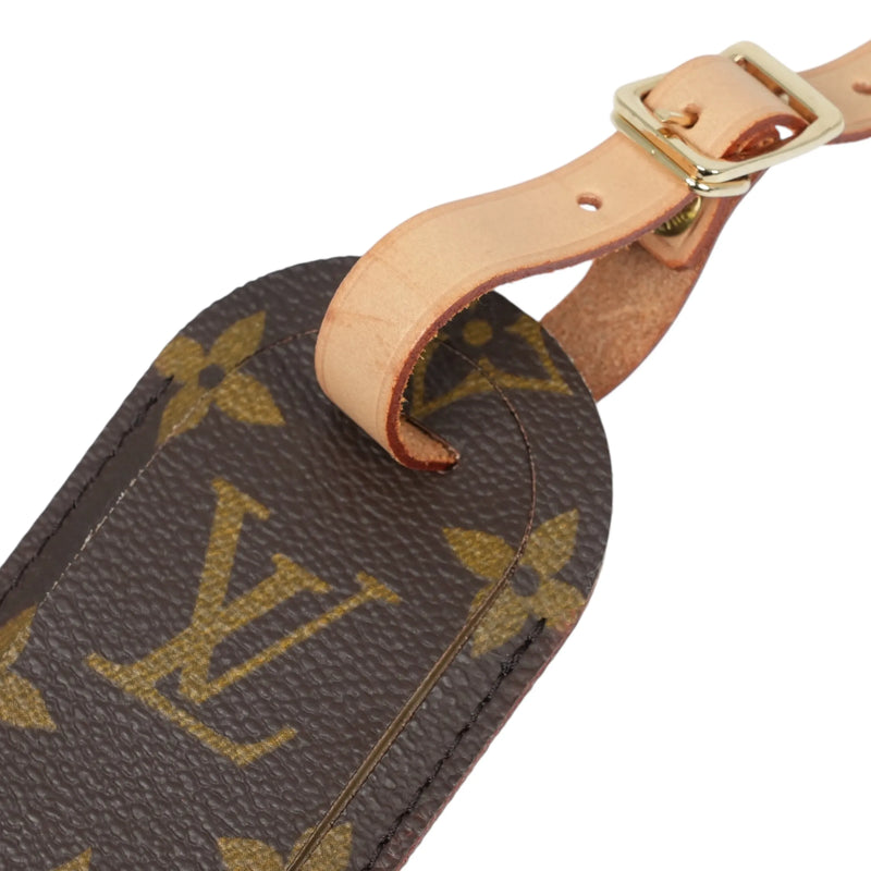 Louis Vuitton Monogram Luggage Name Tag - Brown