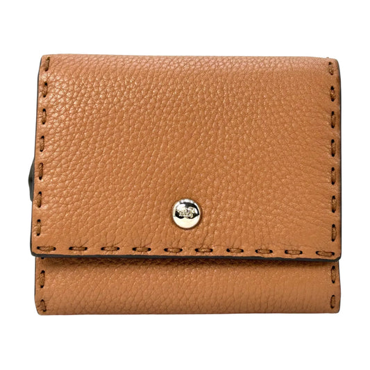 FENDI Selleria Compact Wallet - Brown