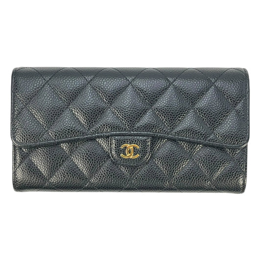CHANEL Materasse Classic Caviarskin - Black
