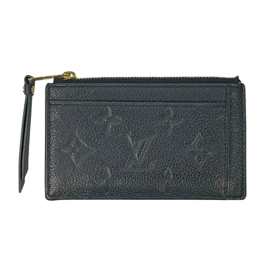 Louis Vuitton Monogram Empreinte Porte Cartes Card Case - Black