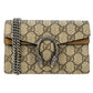 GUCCI Dionysus GG Supreme Mini Bag Shoulder Bag - Beige