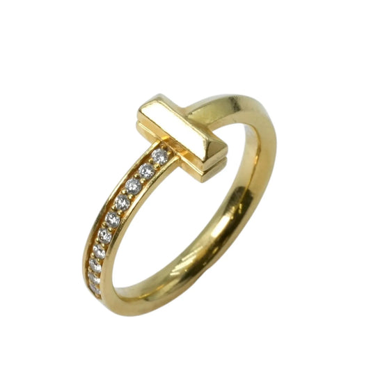 Tiffany T1 Narrow Diamond Ring Jewelry - 18KYG