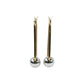 K18 Yellowgold Whitegold Earring