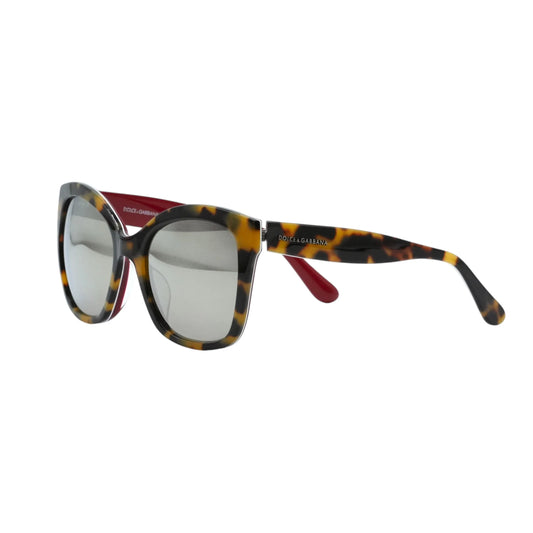 DOLCE &amp; GABBANA Leopard Print Sunglasses - Brown - 33959 