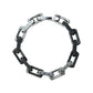 Louis Vuitton Monogram Chain Bracelet - Silver and Black 