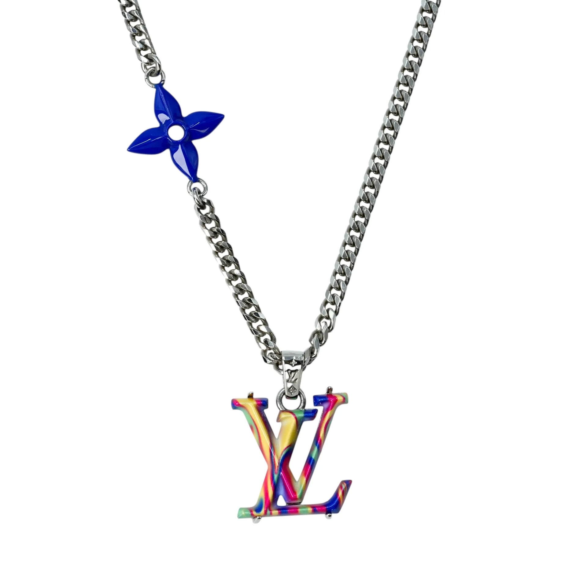 ルイヴィトン　ペンダント・LV カラーズ Louis Vuitton Iconic Enamel Necklace - Multicolor – Feed Festa