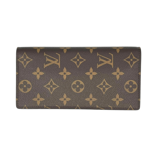 Louis Vuitton Monogram Portefeuille Brazza Long Wallet - Brown