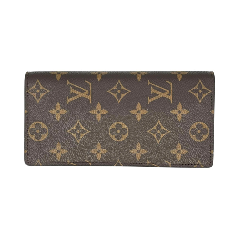 Louis Vuitton Monogram Portefeuille Brazza Long Wallet - Brown