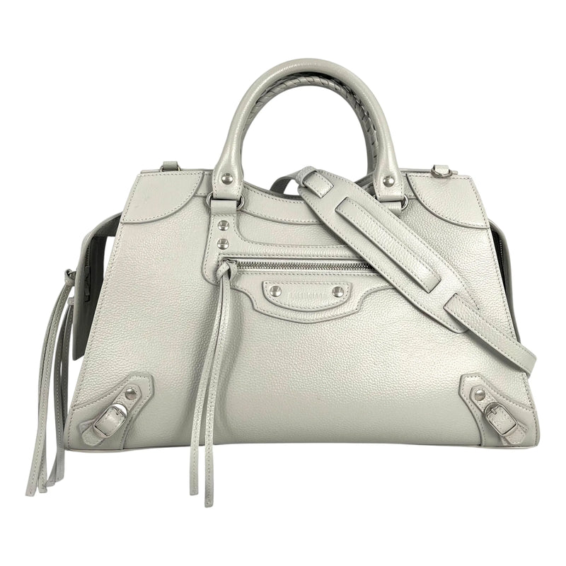 BALENCIAGA Neo Classic City Medium Top Handle Tote Bag Hand Bag - Gray