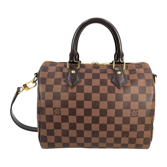 Louis Vuitton Damier Speedy 25 Bandouliere Hand Bag - Brown