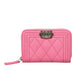 CHANEL Boy Chanel Zippy Coin Case Compact Wallet - Pink
