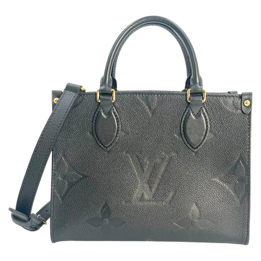 Louis Vuitton Monogram Empreinte On The Go PM - Black