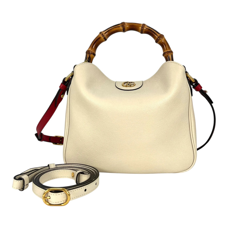 GUCCI Diana Small Hand Bag Shoulder Bag - Beige