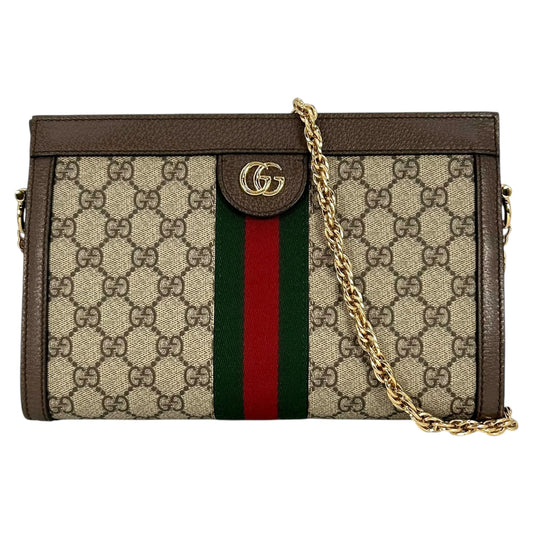 GUCCI Ophidia GG Medium Shoulder bag - Brown 