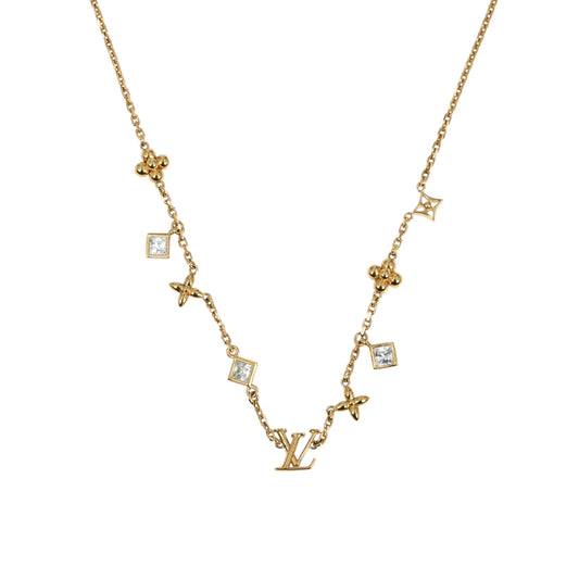 Louis Vuitton In The Sky Necklace - Gold Plated