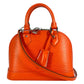 LOUIS VUITTON Alma BB Epi Leather Hand Bag Shoulder Bag - Orange