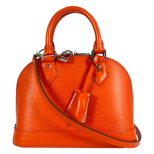 LOUIS VUITTON Alma BB Epi Leather Hand Bag Shoulder Bag - Orange