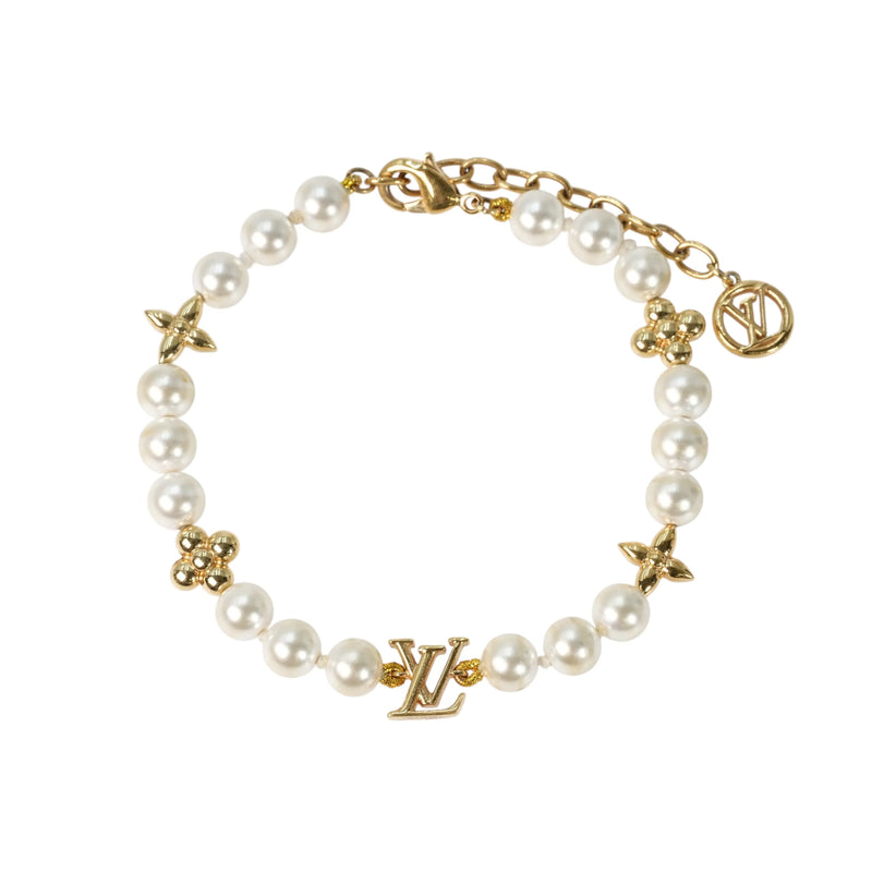 Louis Vuitton My LV Pearl Bracelet - Gold Plated