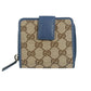 GUCCI GG Canvas Compact Wallet - Brown