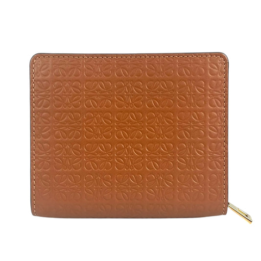Loewe Repeat  Compact Wallet - Brown