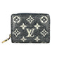 LOUIS VUITTON Portefeuille Lou Monogram Compact Wallet - Navy