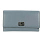 FENDI Peekaboo Continental Long Wallet - Blue 