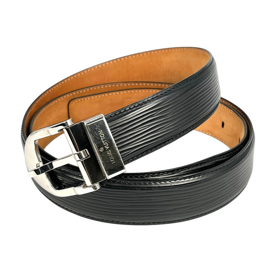 LOUIS VUITTON Epi Leather Belt - Black 