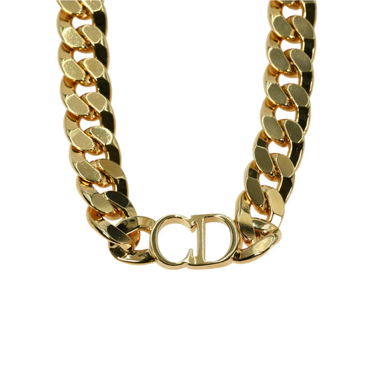 Dior CD Chain Link Necklace - Metal 