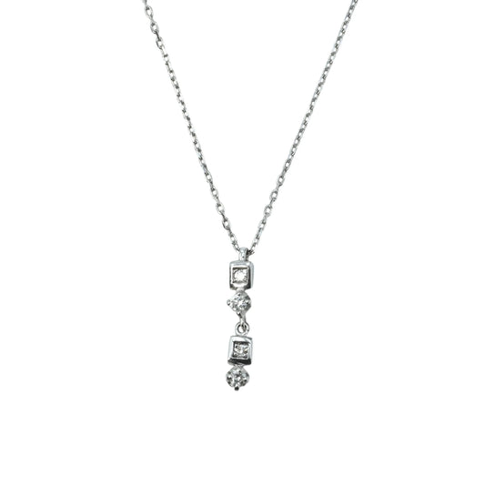 STAR JEWELRY Diamond 0.09 Necklace - 18KWG