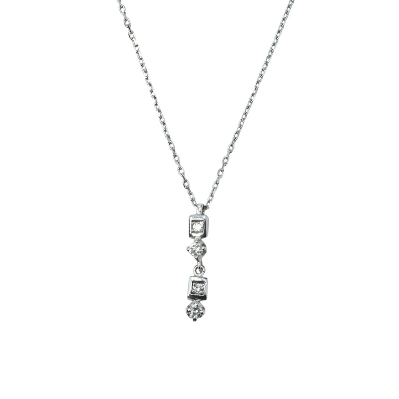 STAR JEWELRY Diamond 0.09 Necklace - 18KWG