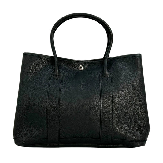 HERMES Garden Party PM Negonda Tote Bag - Black, 2008 (L Stamp) 