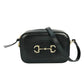 GUCCI Horsebit 1955 Leather Small Shoulder Bag - Black