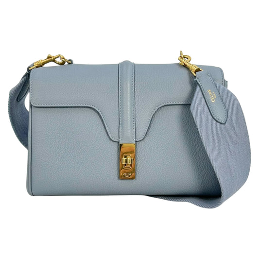 CELINE Teen Soft 16 Shoulder Bag - Blue 