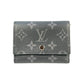 LOUIS VUITTON Monogram Eclipse Compact Wallet - Black 