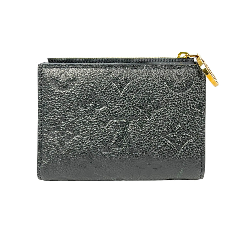 Louis Vuitton Monogram Empreinte Bifold Wallet, Compact Wallet, and Coin Case - Black 