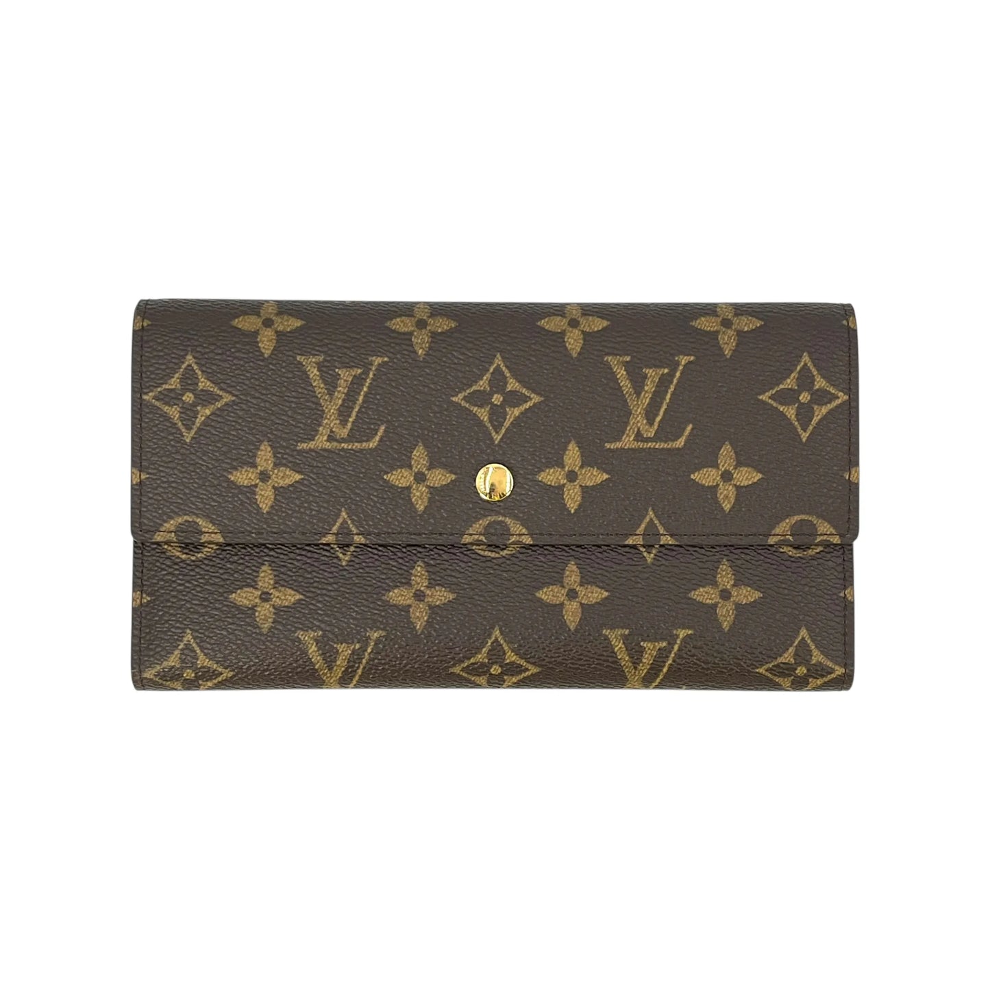 LOUIS VUITTON Portefeuille Long Wallet - Brown 