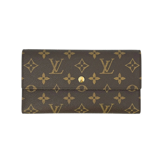 LOUIS VUITTON Portefeuille Long Wallet - Brown 