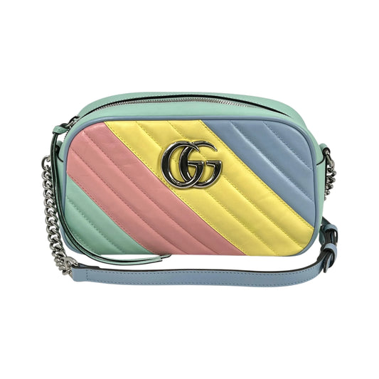 GUCCI GG Marmont Quilted Leather Chain Shoulder Bag - Multicolor 