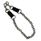 GUCCI Wallet Chain Leather Black