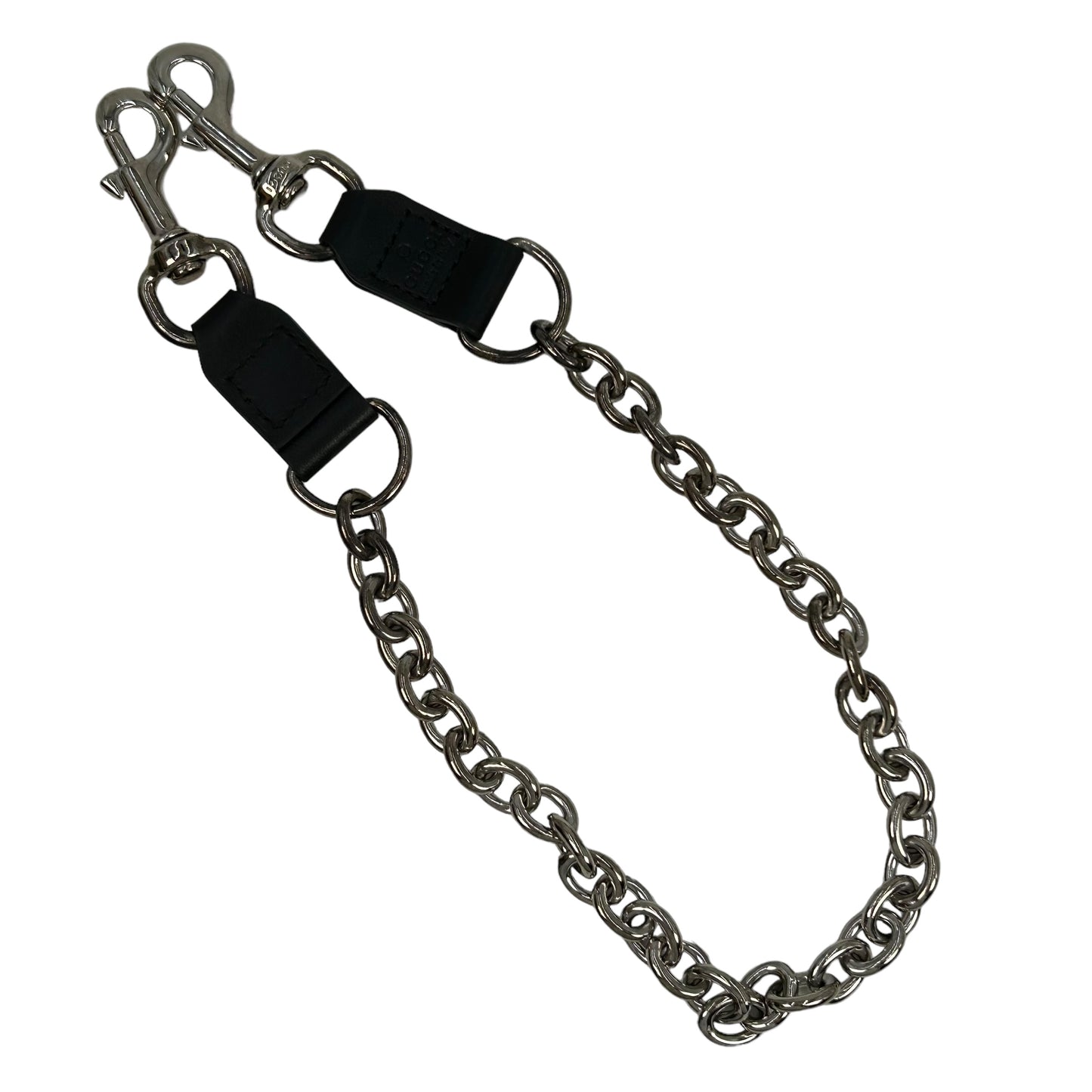 GUCCI Wallet Chain Leather Black