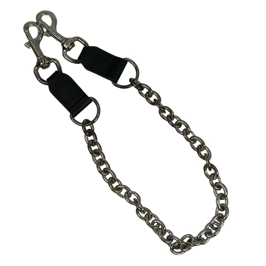 GUCCI Wallet Chain Leather Black