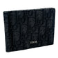 Dior Oblique Jacquard Compact Wallet