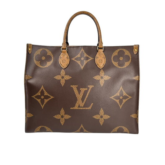 Louis Vuitton On The Go GM Brown Tote Bag