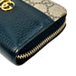 GUCCI GGsupreme×Leather Compact wallet