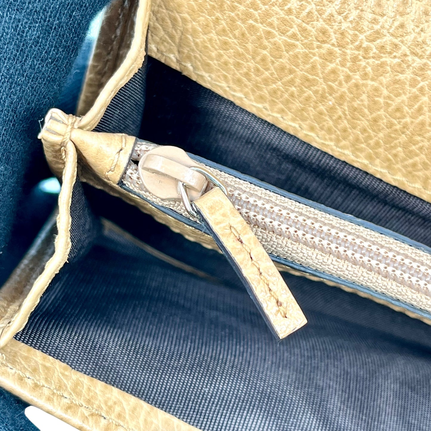 GUCCI Brown Leather Long Wallet