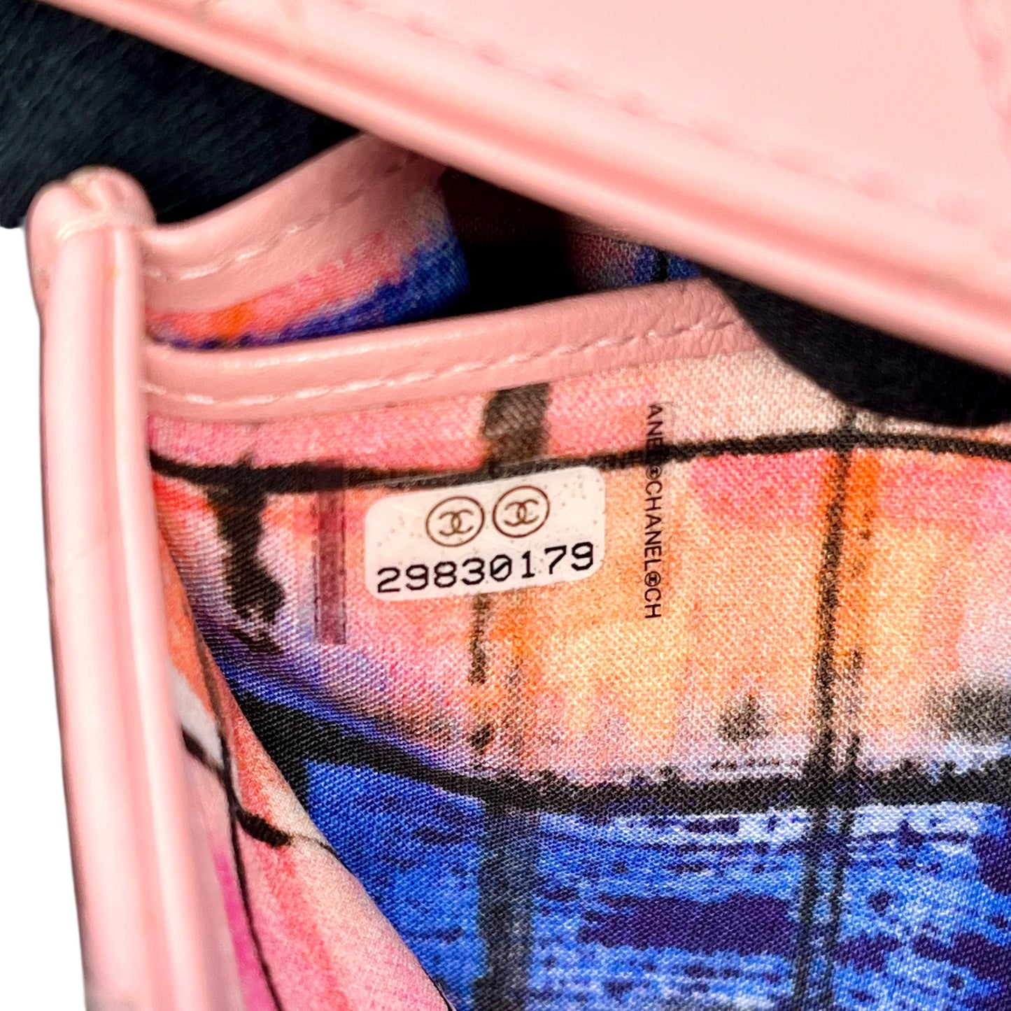 CHANEL Wild Stitch Long wallet Lambskin