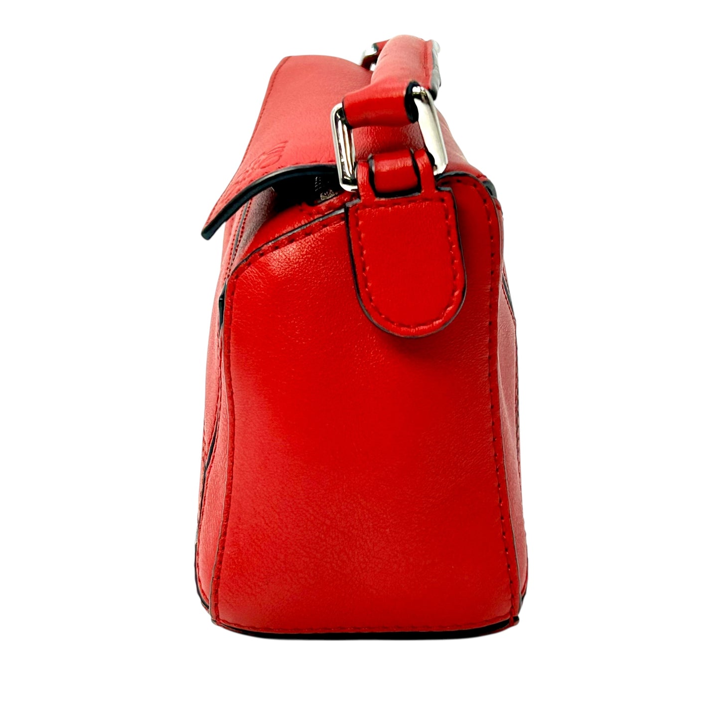 LOEWE Puzzle Mini Bag Red Hand Bag - Red