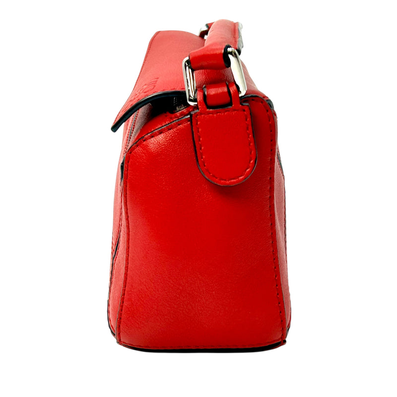 LOEWE Puzzle Mini Bag Red Hand Bag - Red