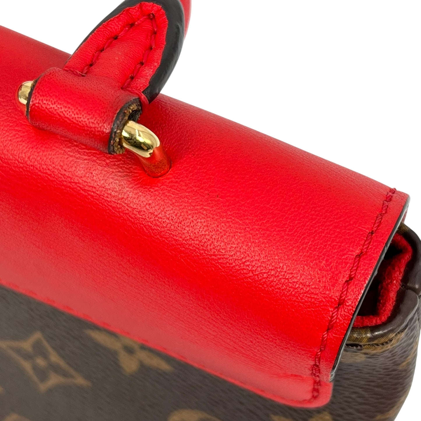 Louis Vuitton Lock BB Hand Bag Shoulder Bag - Red
